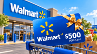 500 Walmart gift card offer, Walmart gift card giveaway USA, win $500 Walmart gift card, Walmart eGift card offer, free Walmart gift card offer