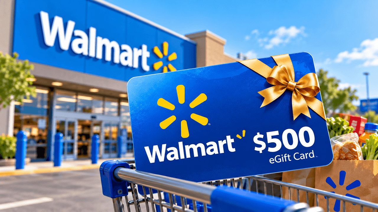 500 Walmart gift card offer, Walmart gift card giveaway USA, win $500 Walmart gift card, Walmart eGift card offer, free Walmart gift card offer