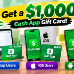 $1000 on Your CashApp to Spend!