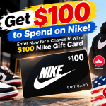 Get $100 to Spend on Nike, Nike gift card giveaway USA, Win a $100 Nike gift card, Nike giveaway 2026, Nike gift card offer
